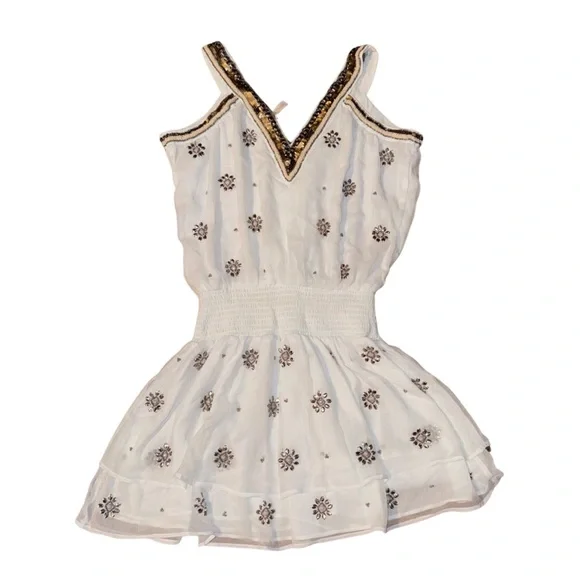 Ramy Brook Embellished Sleeveless Mini Dress - Picture 4 of 5